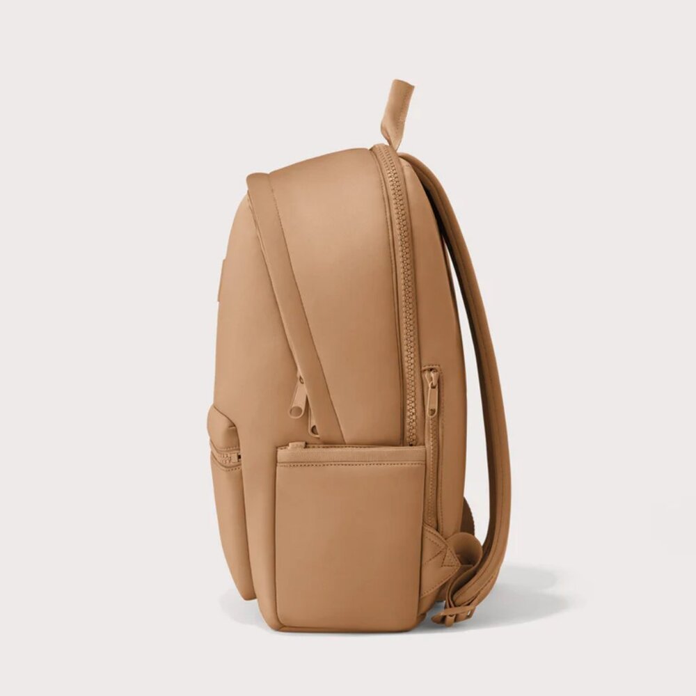 Dagne Dover Dakota Neoprene Backpack in Camel, Large - Picture 5 of 10